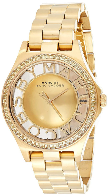 Marc jacobs henry watch gold hotsell