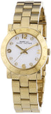 Marc Jacobs Mini Amy White Dial Gold Stainless Steel Strap Watch for Women - MBM3057