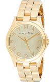 Marc Jacobs Henry Gold Dial Gold Stainless Steel Strap Watch for Women - MBM3211