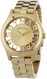 Marc Jacobs Henry Gold Dial Stainless Steel Strap Watch for Women - MBM3292