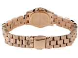 Marc Jacobs Henry Dinky Pink Dial Rose Gold Stainless Steel Strap Watch for Women - MBM3203