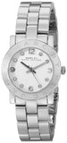 Marc Jacobs Mini Amy White Dial Silver Stainless Steel Strap Watch for Women - MBM3055