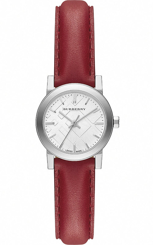 Burberry red deals watch