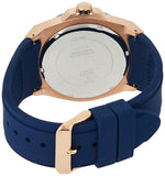 Guess Legacy Blue Dial Blue Silicone Strap Watch For Men - W1049G2