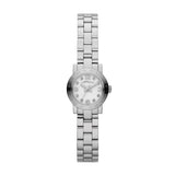 Marc Jacobs Amy Dinky White Dial Silver Stainless Steel Strap Watch for Women - MBM3225