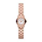 Marc Jacobs Amy White Dial Rose Gold Stainless Steel Strap Watch for Women - MBM3227