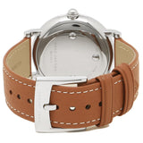 Marc Jacobs Roxy White Dial Brown Leather Strap Watch for Women - MJ1571