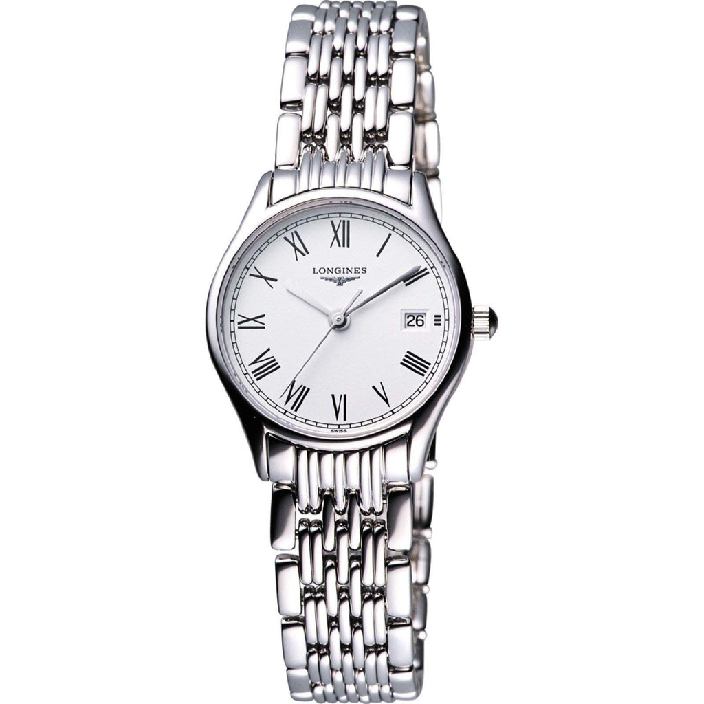 Longines Lyre White Dial Silver Stainless Steel Watch for Women - L4.259.4.11.6