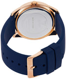 Guess G Twist White Dial Blue Silicone Strap Watch For Women - W0911L6