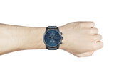 Hugo Boss Skyamaster Chronograph Blue Dial Blue Mesh Bracelet Watch for Men - 1513836