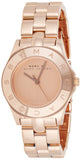 Marc Jacobs Blade Rose Gold Dial Stainless Steel Strap Watch for Women - MBM3127