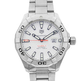 Tag Heuer Aquaracer Calibre 5 Automatic White Dial Silver Steel Strap Watch for Men - WAY2013.BA0927