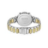 Hugo Boss Flawless Silver Dial Two Tone Steel Strap Watch for Women - 1502550
