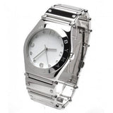 Marc Jacobs White Dial Silver Steel Strap Watch for Women - MBM3030