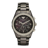 Emporio Armani Ceramica Black Dial Black Ceramic Strap Watch For Men - AR1455