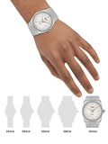 Tissot PRX Quartz Silver Dial Silver Steel Strap Watch for Men - T137.410.11.031.00