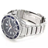 Citizen Promaster Marine Blue Dial Silver Steel Strap Watch For Men - BN0191-80L