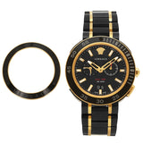 Versace V Extreme Pro Two Tone Dial Stainless Steel Strap Watch for Men - VCN040017