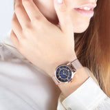 Maserati Epoca Blue Dial Rose Gold Mesh Strap Watch For Women - R8853118503