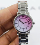 Marc Jacobs Roxy Pink Dial Silver Steel Strap Watch for Women - MJ3554