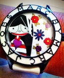 Marc Jacobs Miss Marc White Flower Dial White Silicone Strap Watch for Women - MBM5513