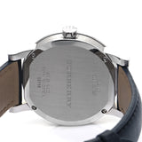 Burberry The City Silver Dial Black Leather Strap Watch for Women - BU9106