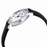 Tissot Everytime Small White Dial Black Leather Strap Watch For Women - T109.210.16.033.00