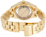 Marc Jacobs Henry Gold Transparent Dial Gold Stainless Steel Strap Watch for Women - MBM3338
