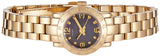 Marc Jacobs Grey Mother of Pearl Dial Gold Stainless Steel Strap Watch for Women - MBM3275