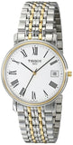 Tissot T Classic Desire White Dial Two Tone Watch For Men - T52.2.481.13