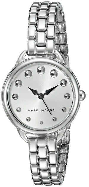 Marc Jacobs Betty White Dial Silver Steel Strap Watch for Women - MJ3497
