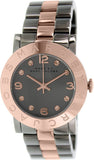 Marc Jacobs Amy Grey Dial Two Tone Stainless Steel Watch for Women - MBM8597