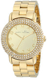 Marc Jacobs Marci Gold Dial Gold Stainless Steel Strap Watch for Women - MBM3191