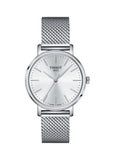 Tissot Everytime Lady Silver Dial Silver Mesh Bracelet Watch for Women - T143.210.11.011.00