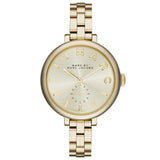 Marc Jacobs Sally Champagne Gold Dial Gold Stainless Steel Strap Watch for Women - MBM3363