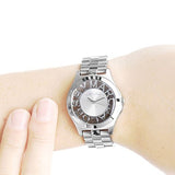 Marc Jacobs Henry White Dial Silver Stainless Steel Strap Watch for Women - MBM3291