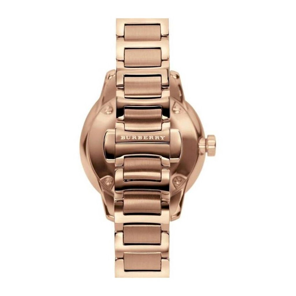 Burberry The Classic Rose Gold Dial Rose Gold Stainless Steel Strap Watch for Women - BU10116
