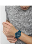 Hugo Boss Distinct Blue Dial Blue Rubber Strap Watch for Men - 1513856