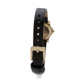 Marc Jacobs Henry Dinky Black Dial Black Leather Strap Watch for Women - MBM1240