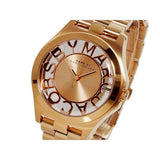 Marc Jacobs Henry Rose Gold Dial Stainless Steel Strap Watch for Women - MBM3293