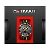 Tissot T Race Thomas Luthi Chronograph Grey Dial Black Rubber Strap Watch For Men - T092.417.27.067.00