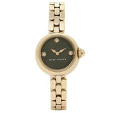 Marc Jacobs Courtney Black Mother of Pearl Dial Gold Stainless Steel Strap Watch for Women - MJ3460