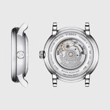Tissot T Classic Carson Premium White Diamonds Dial Silver Steel Strap Watch for Women - T1222071103600