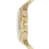 Marc Jacobs Blade Blue Dial Gold Stainless Steel Strap Watch for Women - MBM3307
