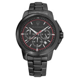 Maserati Successo 44mm Black Dial Black Steel Strap Watch For Men - R8873621014