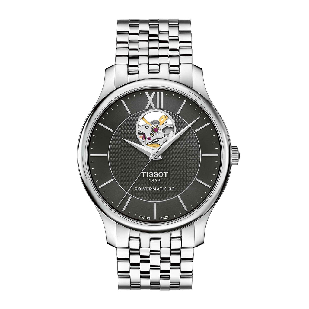 Tissot Tradition Automatic Open Heart Automatic Watch For Men - T063.907.11.058.00