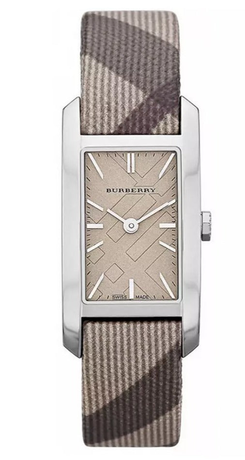 Burberry The Pioneer Grey Dial Leather Strap Watch for Women Burberry The Pioneer Grey Dial Leather Strap Watch for Women