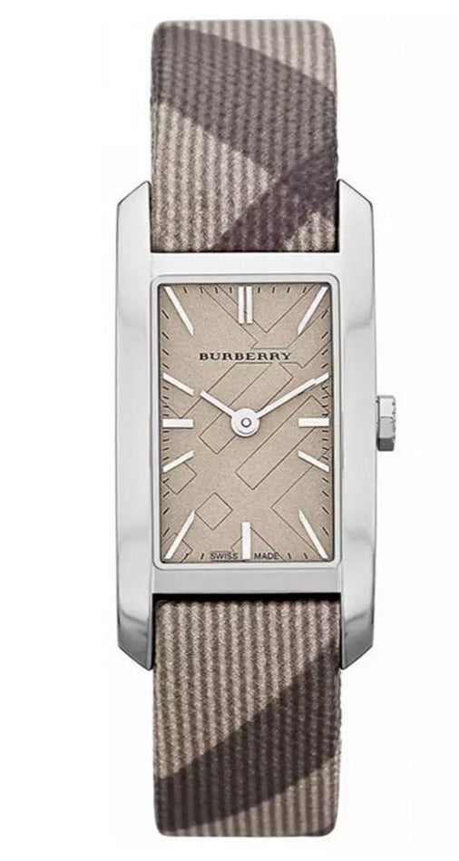 Burberry The Pioneer Grey Dial Leather Strap Watch for Women