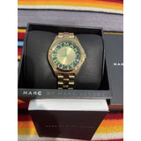 Marc Jacobs Henry Gold Dial Gold Stainless Steel Strap Watch for Women - MBM3295