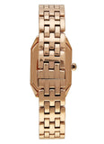 Emporio Armani Giola White Mother of Pearl Dial Rose Gold Steel Strap Watch For Women - AR11147